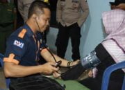 Tim Dokkes Polres Lamtim Cek Kesehatan Personel Yang Melaksanakan Pengamanan Pemilu 2024