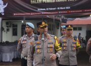 Polres Lampung Utara Amankan Rapat Pleno Hasil Pemilu 2024 Tingkat KPU Kabupaten