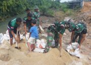 Mitra Bermain dan Mitra Pembangunan Bagi Satgas TMMD Kodim 0426/Tulang Bawang