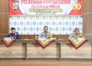 Kapolres Tulang Bawang Motivasi Personelnya Pada Pelatihan Peningkatan Yanlik