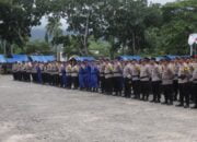 Polres Lampung Selatan, Bekali 378 personil yang terlibat Pam TPS