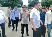 Kapolres Tulang Bawang Barat bersama Forkopinda Cek kegiatan Pemungutan Suara