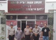 Polres Labuhanbatu Tetap Amankan Kantor dan Gudang Logistik KPU