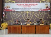 Polres Tebo Gelar Latihan Pra Operasi Keselamatan Siginjai 2024