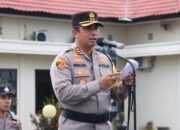 Kegiatan Apel OPS. Keselamatan Siginjai 2024 Di Pimpin Lansung Kapolres Tebo