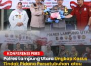 Polres Lampung Utara Amankan 6 Dari 10 Pelaku Pemerkosaan Anak Dibawah Umur