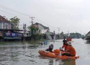 Tanggul sungai wulan jebol.puluhan desa terendam 