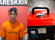 Curi Genset Warga, Pelaku Berhasil Dibekuk Polsek Way Pengubuan