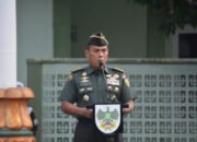 Upacara Bulanan Kasrem 043/Gatam Sampaikan Perintah Pangdam II/Swj 