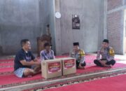 Ramadhan Berkah, Kapolres Lebak Berikan Bantuan Paket Sembako ke Masjid Nurul Mizan Kp. Narimbang