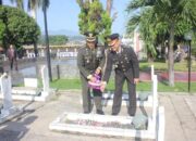 Kasrem 043/Gatam Ikuti Ziarah Rombongan Dalam Rangka Memperingati Hari Jadi Ke-60 Provinsi Lampung