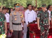 Kapolres Lampung Tengah Hadiri Upacara Penutupan TNI Manunggal Membangun Desa Ke-119 T.A 2024