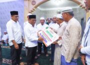 Pj. Wali Kota Padangsidimpuan Pimpinan Safari Ramadhan di Desa Huta Lombang Kecamatan Padangsidimpuan Tenggara 