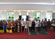 Danrem 043/Gatam Bersama Forkopimda Provinsi Safari Ramadhan Ke Kabupaten Tulang Bawang