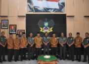 Danrem 043/Gatam Sambut Silaturahmi Ketua DPD Pepabri Provinsi Lampung