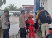 Polres Lampung Tengah Lakukan Pengecekan Ke SPBU