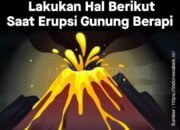 Lakukan Hal Berikut Saat Erupsi Gunung Berapi 