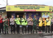 Naik Motor, Kapolres Lampung Tengah Cek Jalur dan Pos Pengamanan Jelang Lebaran 1445 H