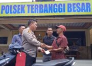 Kapolsek Terbanggi Besar Kembalikan Motor Beat Hasil Kejahatan Kekorban