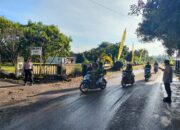 Cegah Tindak Kejahatan, Polsek Kasui Lakukan Pam Rawan Pagi di Kasui Pasar.