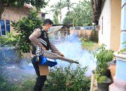 Polres Tulang Bawang Lakukan Fogging Gratis di 20 Lokasi Berbeda Untuk Mencegah DBD