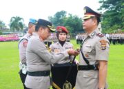 Kapolres Lampung Timur Pimpin Sertijab Pejabat Utama Polres Lampung Timur