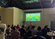 Nobar Piala Asia U-23, Polisi Kumpul Bareng Masyarakat Saksikan Timnas VS Uzbekistan