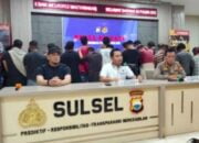 Taruhan Ratusan Juta, Polda Sulsel Press Release Perjudian Sabung Ayam di Toraja Utara