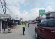 Kasat Lantas Polres Labuhanbatu Terjun Langsung, Atur Arus Mudik Lebaran