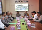 Polres Ogan Ilir Menerima Kunjungan Tim Supervisi Sikat 1 Musi 2024 Polda Sumsel