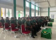 Kumdam II/Sriwijaya Berikan Penyuluhan Hukum Kepada Prajurit, PNS Dan Anggota Persit Jajaran Korem 043/Garuda Hitam