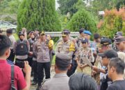 Polres Tebo Amankan Eksekusi Pengosongan Bangunan di Desa Perintis Berlangsung Aman