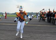 Penampilan Drum Band CWP Taruna Akademi Angkatan Udara di Lanud SMH