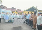 Pj. Walikota Padangsidimpuan,melepas sebanyak 493 calon jamaah haji Kota Padangsidimpuan Tahun 2024