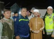 Personil Polsek Tanjung Raja Hadiri Dan Berikan Pengamanan Safari Dakwah Bersama Ustadz Ahmad Al-Habsyi