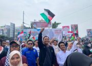 KNPI Lampung Ikut serta Aksi Damai Bela Palestina