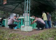 Dengan Upaya Cooling Sistim, Polres OKI Gelar Bhakti Sosial Di Makam Puyang Raden Puting Batin