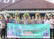 Peringati Hari Lingkungan Hidup Sedunia, Polres Lampung Utara Tanam Puluhan Pohon Penghijauan di Mako Polres