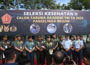 Wairjen TNI Pantau Seleksi Catar Akademi TNI 2024 Panselinda Medan, Pangdam I/BB Yakinkan Tidak Ada Titipan