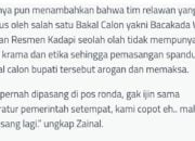 Relawan Resmen Kadapi di Buay Bahuga Sayembarakan Cari Pencopot Banner dengan Imbalan Rp500 Ribu