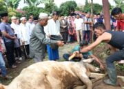 Bupati Tapsel dan Keluarga Laksanakan Salat Iduladha Bersama Warga Tanjung Dolok