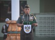 Upacara Bulanan, Pangdam II/Swj Ajak Prajurit Korem 043/Gatam Kobarkan Semangat Nasionalisme