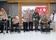 Bhakti Kesehatan Hari Bhayangkara, Polda Sumsel Peduli Personel TNI-Polri Penyandang Disabilitas