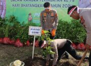 Aksi Polisi Tanam Seribu Bibit Pohon, Demi Jaga Kualitas Udara di Bandar Lampung