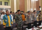 Kasrem 043/Gatam Hadiri Doa Lintas Agama Di Polda Lampung