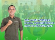 Ketua IWO Jambi Apresiasi Polda, Perangi Berita Hoax di Pilkada 2024