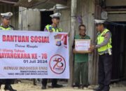 Polres Buol Peduli, Gelar Baksos Bantu Warga Jelang Hari Bhayangkara Ke-78