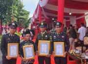 Kapolda Lampung berikan Penghargaan Personel TNI/Polri dan Masyarakat Beprestasi di Hari Bhayangkara ke-78