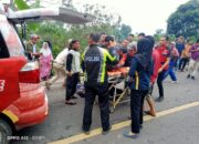 Satlantas Polres Lampung Barat Selidiki Kecelakaan Bus Masuk Jurang