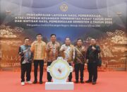 Pj. Walikota Timur Hadiri Penyampaian Laporan Hasil Pemeriksaan Atas Laporan Pemerintah Pusat 2023